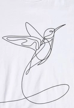 Anna Field Camiseta Estampada - White, Mujer -Anna Field Moda 889f150be806488db469d72f418f6a99