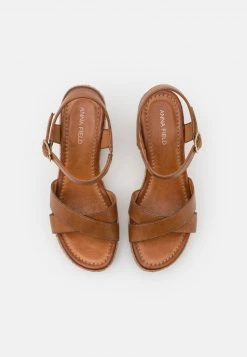 Anna Field LEATHER - Sandalias De Tacón - Cognac, Mujer -Anna Field Moda 8b26f1dc58dd45cc9b7ad8436c550397