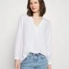 Anna Field Camiseta De Manga Larga - Off White, Mujer