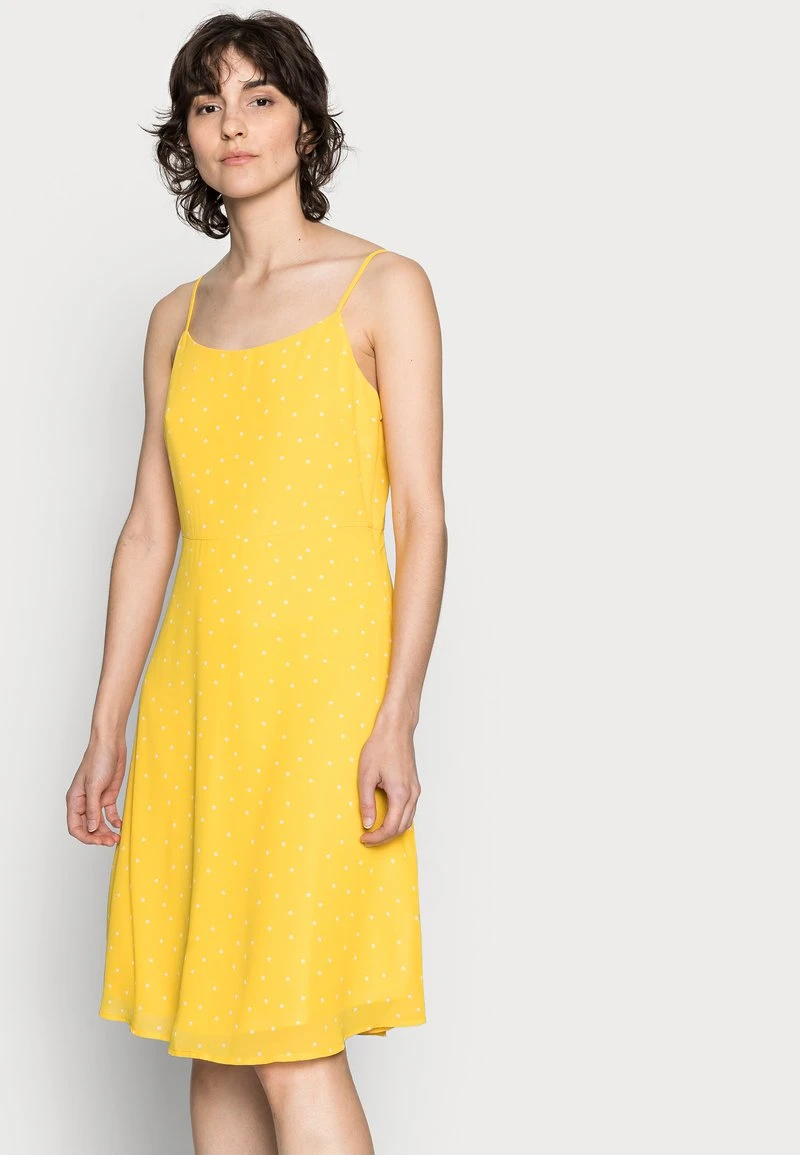 Anna Field STRAPPA FIT AND FLARE - Vestido Informal - Yellow, White, Mujer 6 Anna Field STRAPPA FIT AND FLARE - Vestido Informal - Yellow, White, Mujer - Imagen 4