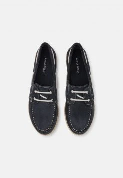 Anna Field LEATHER - Zapatos Con Cordones - Dark Blue, Mujer -Anna Field Moda 8bd9222ae0fb4431b98f5957d0dcafad