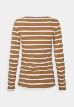 Anna Field STRIPEY CONTRAST - Camiseta De Manga Larga - Brown, Mujer -Anna Field Moda 8cc2f6f367584738a3b8143a4c1991ee