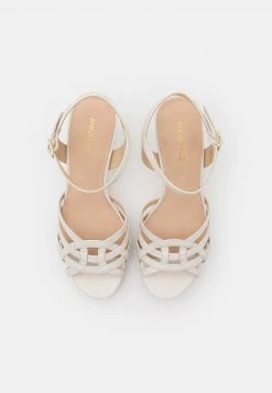 Anna Field LEATHER - Sandalias De Tacón - White, Mujer -Anna Field Moda 8cfa7ab78301479c86df32f0d57b3f4c
