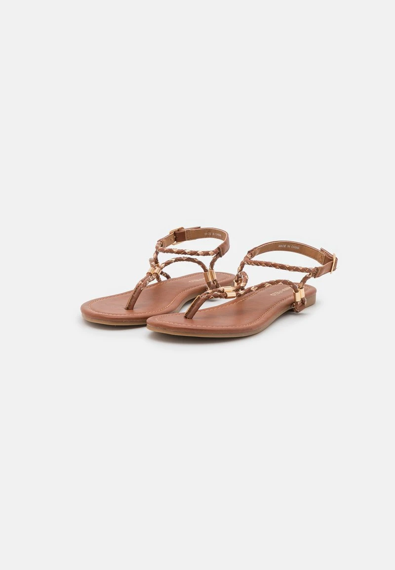 Anna Field Sandalias De Dedo - Cognac/gold, Mujer 5 Anna Field Sandalias De Dedo - Cognac/gold, Mujer - Imagen 3