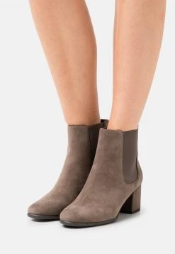 Anna Field LEATHER - Botines - Taupe, Mujer