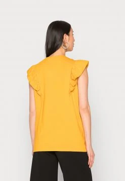 Anna Field Camiseta Básica - Dark Yellow, Mujer -Anna Field Moda 8f0528323cb34629905f319c8b131dbd