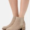 Anna Field LEATHER - Botines Bajos - Beige, Mujer -Anna Field Moda 8f6fd012143a46ad98489129563a6d88