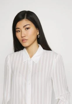 Anna Field Semi Sheer Blouse - Camisa - White, Mujer -Anna Field Moda 8fd4838e6c024dceac3b777c4ea335e7