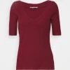 Anna Field Camiseta Estampada - Dark Red, Mujer -Anna Field Moda 9147698ba67d4523a4576b4ffcc305c1