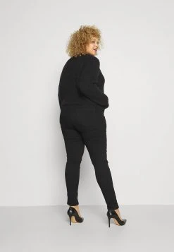 Anna Field Vaqueros Slim Fit - Black Denim, Mujer -Anna Field Moda 94790f7f085447ac911b22fa1c5324ac