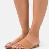 Anna Field LEATHER - Sandalias Planas - Beige, Mujer -Anna Field Moda 94821840a9f0472a82d0384e82289952