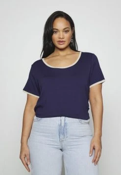 Anna Field Camiseta Básica - Dark Blue, Mujer -Anna Field Moda 94ad99af9a8f45a3a17b6f2da849555b
