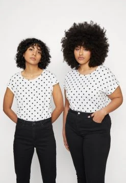 Anna Field 3 PACK - Camiseta Estampada - Light Blue/white/black, Mujer -Anna Field Moda 94c7c185f257484fb1e39543b634bc90