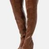 Anna Field Botas De Tacón - Cognac, Mujer