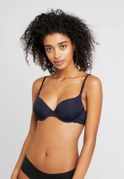 Anna Field NADINE 2PP TSHIRT BRA PLAIN MICRO W LACE WING - Sujetador Básico - Black /dark Blue, Mujer -Anna Field Moda 95b12c59186843c9919acd55af2627b8