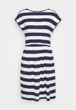 Anna Field Vestido Ligero - Evening Blue/white, Mujer -Anna Field Moda 95bfc2d19579465189fa80f70954a934