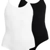 Anna Field 2PP STRING BODIES THONG SHAPE - Body - White/black, Mujer -Anna Field Moda 972b0b5fbc6842b08c6ba559a2bebb80
