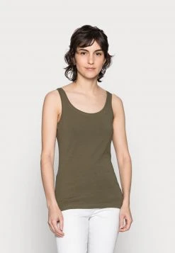 Anna Field BASIC TANK 3er Pack - Top - Black/white /khaki, Mujer -Anna Field Moda 9757d09f8c9046c1a3e544999a56fc79