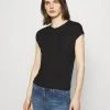 Anna Field Camiseta Básica - Black, Mujer -Anna Field Moda 97a73b6056814488a69576548bbfeb2d