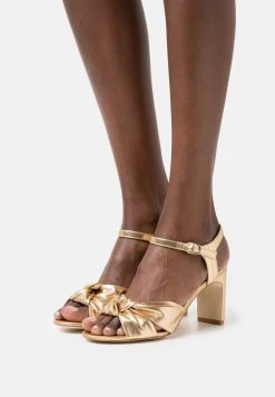 Anna Field LEATHER - Sandalias - Gold, Mujer