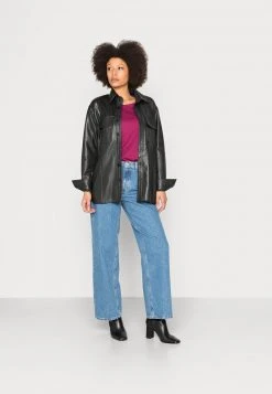 Anna Field Camiseta Básica - Dark Red, Mujer -Anna Field Moda 9b25b94dc776453ca49e5763c87946b6