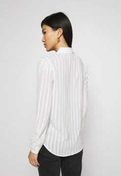 Anna Field Semi Sheer Blouse - Camisa - White, Mujer -Anna Field Moda 9b8c97e5127048c594879d0693ac8517