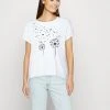 Anna Field Camiseta Estampada - White, Mujer