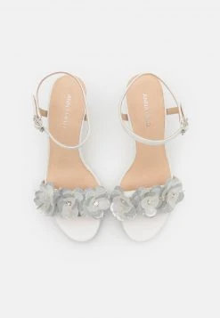 Anna Field LEATHER - Sandalias De Tacón - White, Mujer -Anna Field Moda 9c37756e220a4eb69d87d7936d607e89
