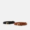 Anna Field 2 Pack - Cinturón - Black/cognac, Mujer -Anna Field Moda 9c7b2c93ee424ccba2039356c9234e40