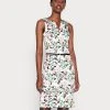 Anna Field Vestido De Tubo - White/multi-coloured, Mujer
