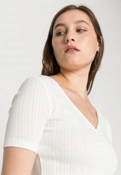 Anna Field Camiseta Básica - White, Mujer -Anna Field Moda 9db603bfb1e549f4b96b23956d3e620a