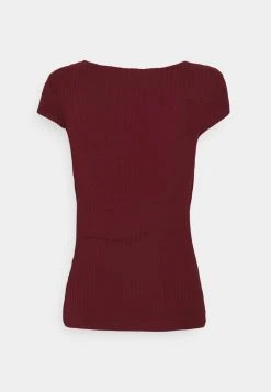 Anna Field Camiseta Básica - Dark Red, Mujer -Anna Field Moda a057502a766342d18037253ccc188d9a