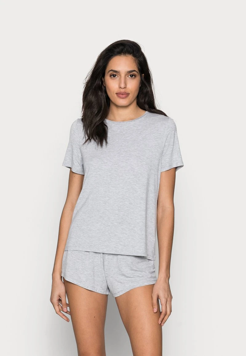 Anna Field Basic Short Set - Pijama - Light Grey, Mujer 3 Anna Field Basic Short Set - Pijama - Light Grey, Mujer