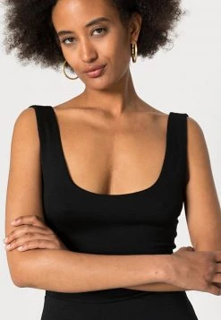 Anna Field WIDE STRAP FIT MIDI DRESS - Vestido Ligero - Black, Mujer -Anna Field Moda a245b5f1b1d64bac91da7330bff4ba35