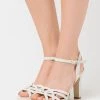 Anna Field LEATHER - Sandalias De Tacón - White, Mujer -Anna Field Moda a5659877429045d88f39f545d60bd44d