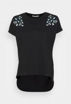 Anna Field MANDALA DITSY FLOWER SHOULDER TEE - Camiseta Estampada - Black, Mujer -Anna Field Moda a59a71a3d2064a62be2d50cd9c1fb513