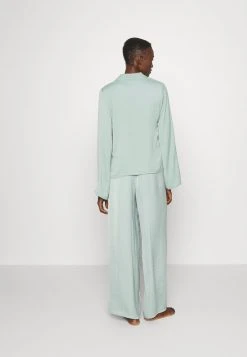 Anna Field HAMMERED SATIN PJ SET - Pijama - Green, Mujer -Anna Field Moda a5b537f310934ccaa3e39a757c28aef7