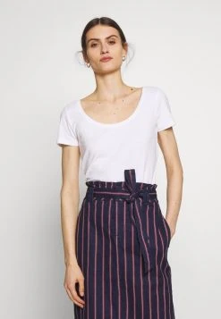 Anna Field 3 PACK - Camiseta Básica - White/navy/light Grey Melange, Mujer -Anna Field Moda a60417beeba54b7993984c04c1e3ef74