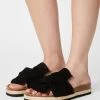 Anna Field COMFORT LEATHER - Pantuflas - Black, Mujer -Anna Field Moda a67762b58ae342488ab4628b8593e504