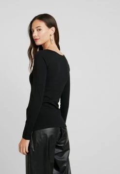 Anna Field 2 PACK - Camiseta De Manga Larga - Black/white, Mujer -Anna Field Moda a6a5fd569f10485498342e1c719aaaf7