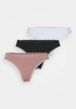 Anna Field 3 PACK SEAMLESS LACE - Tanga - Black/pink/blue, Mujer -Anna Field Moda a726203f1ec242269a6b5ba1a64a84e4