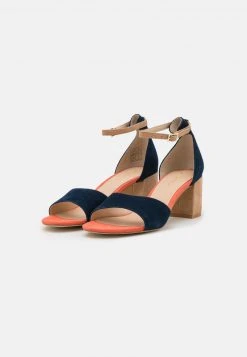 Anna Field LEATHER - Sandalias - Dark Blue, Mujer -Anna Field Moda a79c6afc562b4a5991904813f3f43b29
