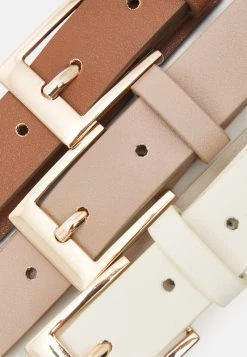 Anna Field 3 PACK - Cinturón - Cognac/off-white, Mujer -Anna Field Moda aa67a63a6db748f3b7a090d2a0a33add