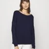 Anna Field RELAXED BOAT NECK - Jersey De Punto - Dark Blue, Mujer 1 Anna Field RELAXED BOAT NECK - Jersey De Punto - Dark Blue, Mujer -Anna Field Moda ac99a34b11544cdfa9ef85b0eafc5f37