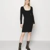 Anna Field Vestido De Punto - Black, Mujer -Anna Field Moda ace5e7953de2473bb4bc6f317d49a785
