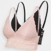 Anna Field MATERNITY LACE BRALETTE 2 PACK - Sujetador Sin Aros - Black/pink, Mujer -Anna Field Moda ad1b31a390f840f49cd1d496bfffda43