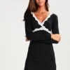 Anna Field HEIDI LONG SLEEVES VISCOSE NIGHTDRESS - Camisón - Black, Mujer -Anna Field Moda add11b3cd2864d078e241158fecd36d3