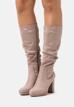 Anna Field Botas Con Plataforma - Taupe, Mujer