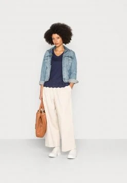 Anna Field Camiseta Básica - Dark Blue, Mujer -Anna Field Moda aebda6a5862b4ab6a19b572548dd9869