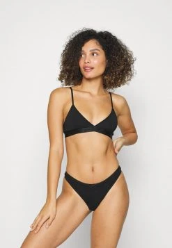 Anna Field GEORGINA 7PP THONG COTTON - Tanga - Black/grey, Mujer